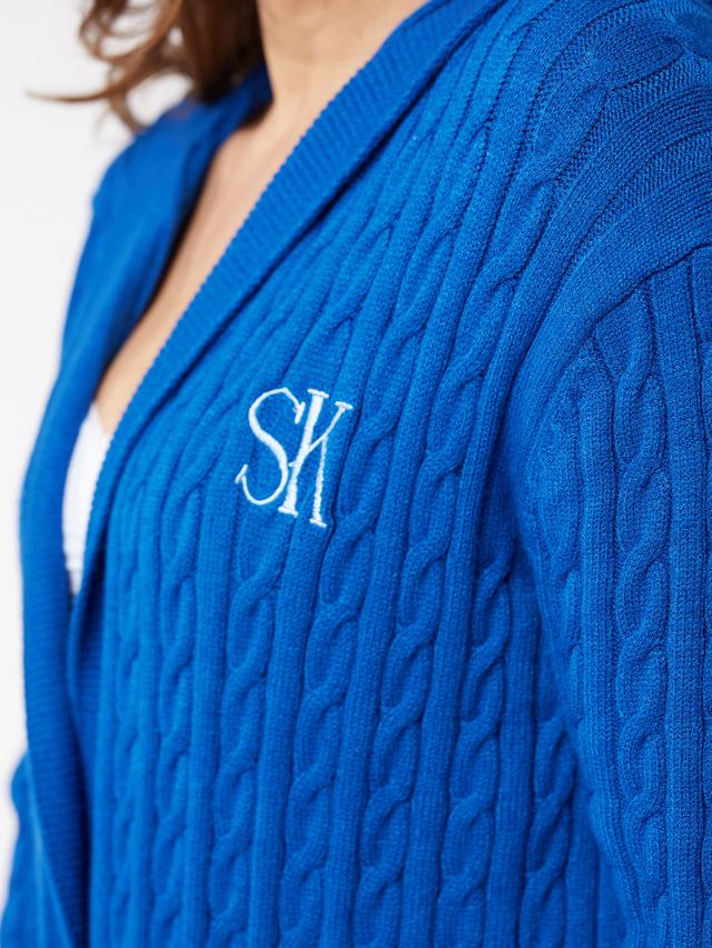 Strickcardigan mit Kapuze