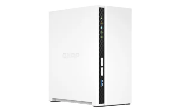 QNAP TS-233 - NAS-server - 2 bays - SATA 6Gb/s - RAID 0, 1, JBOD - RAM 2 GB - Gigabit Ethernet - iSCSI support