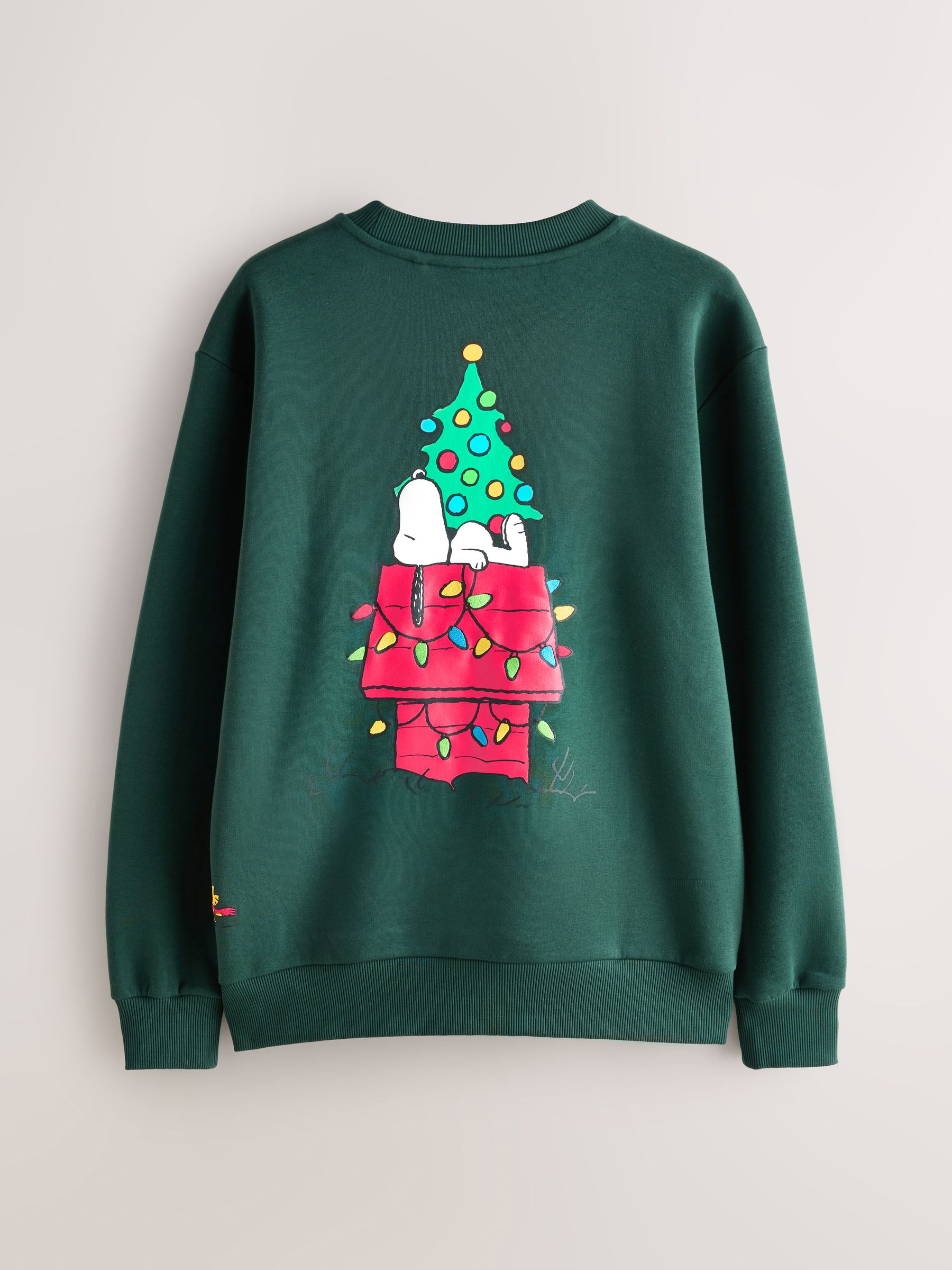 Kakigroen - Christmas Snoopy Graphic Licence Crew Sweatshirt