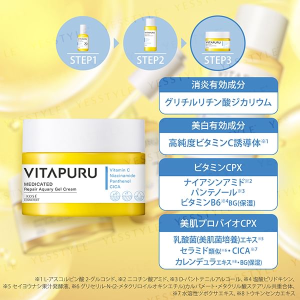Kose - VITAPURU Medicinale reparatie Aquary Gelcrème