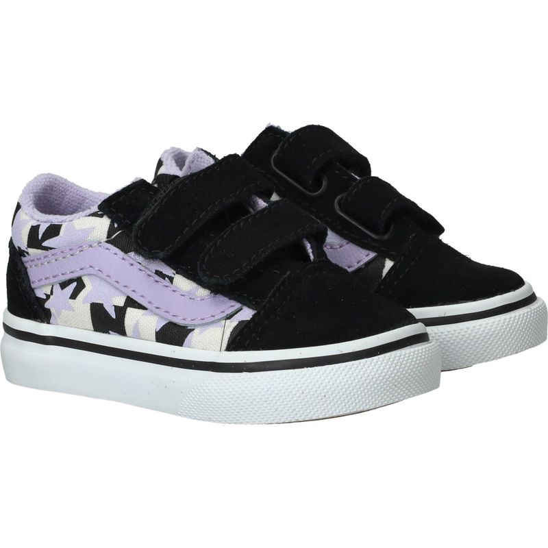 Vans Old Skool V Sneakers Zwart Meisjes