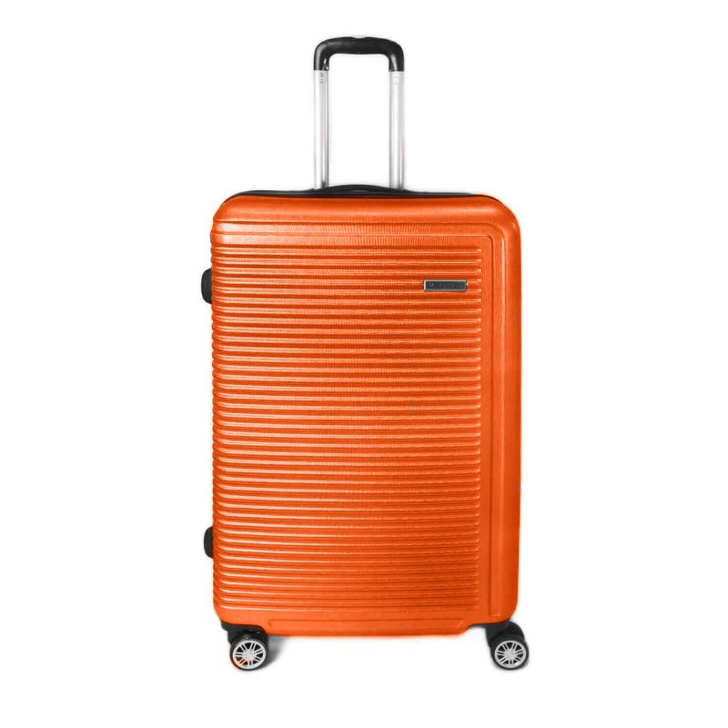 Lot de 3 valises rigides Summer Extensibles 77, 67 et 55 cm Orange