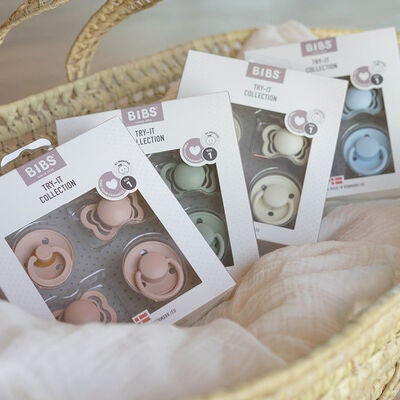 BIBS Smokker Try-it Collection 4-pack, Blush