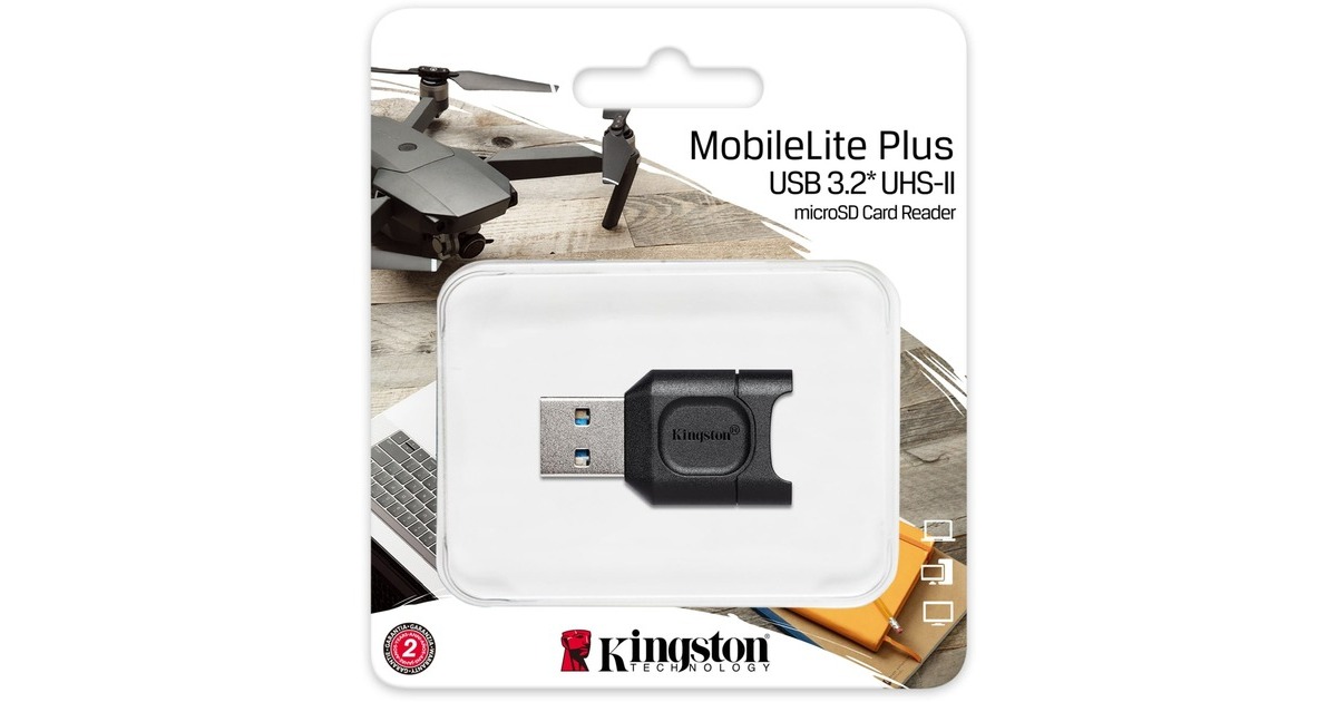 KingstonMobileLite Plus microSD reader kaartlezer  (Zwart)