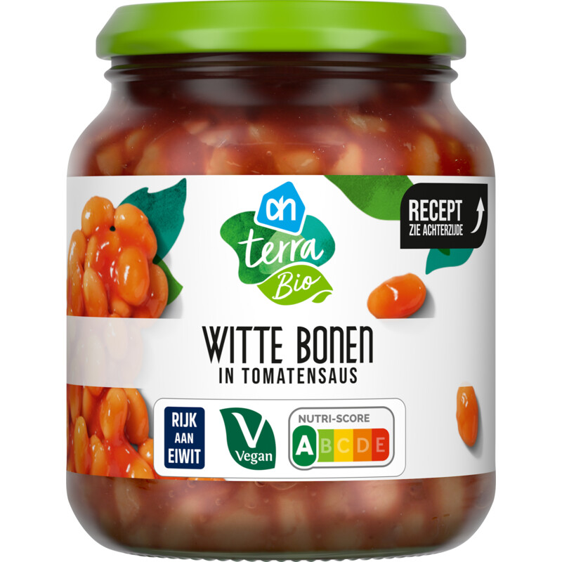 AH Terra Biologisch witte bonen in tomatensaus