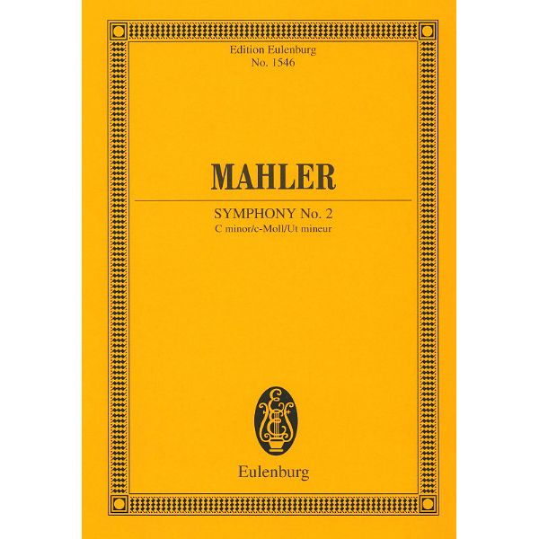 Edition Eulenburg Mahler Sinfonie Nr.2 C-Moll