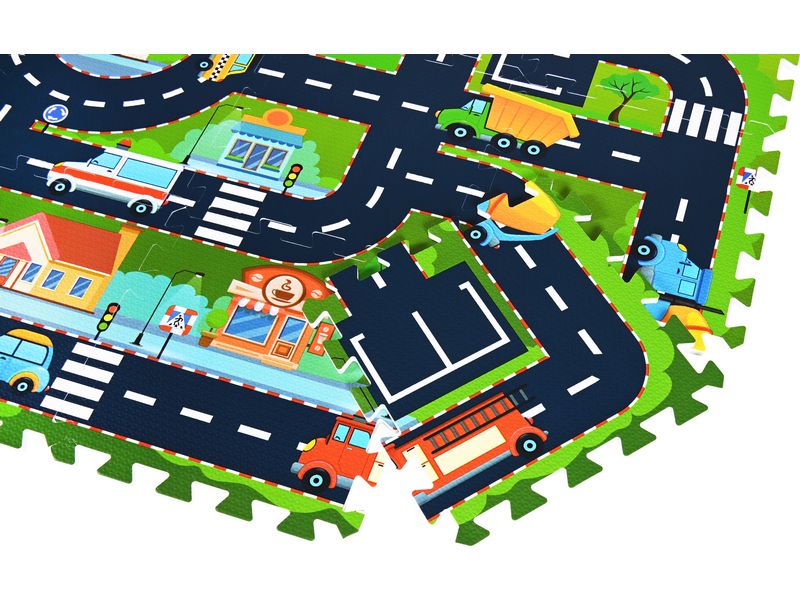 Knorrtoys Puzzlematte Strasse 12-teilig Mehrfarbige Spielmatte