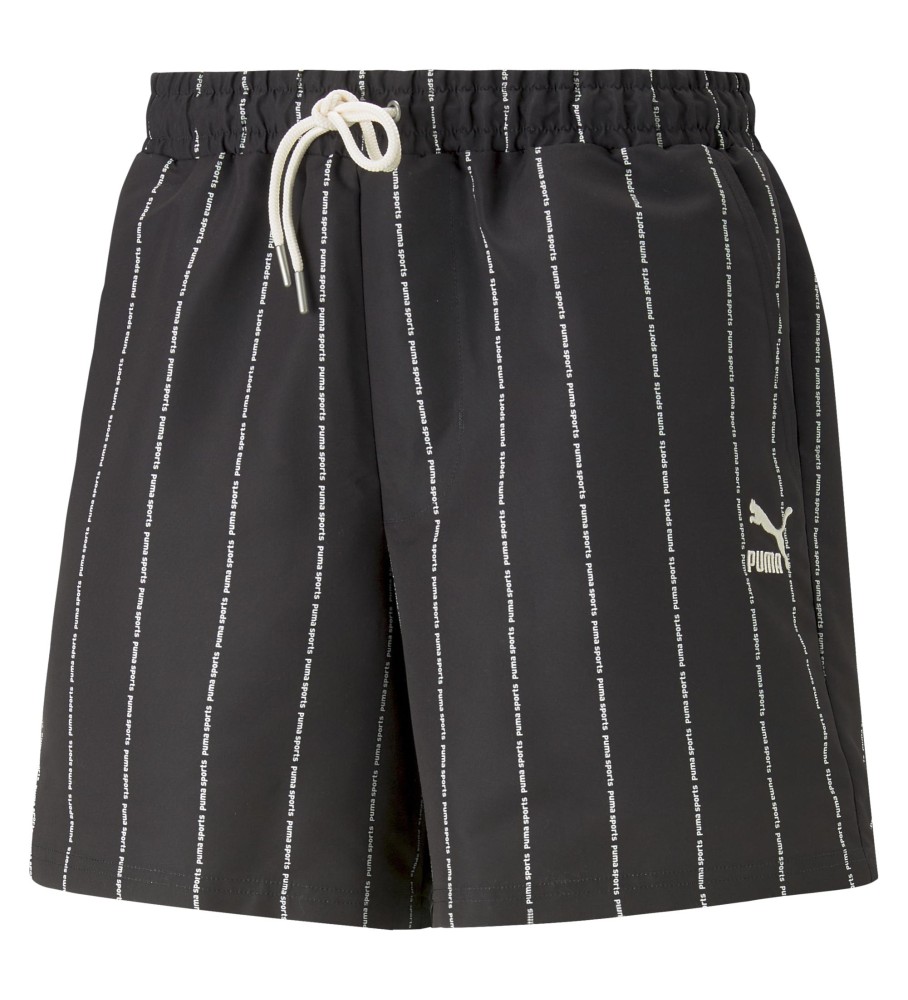 Puma Short Team Woven 6 preto