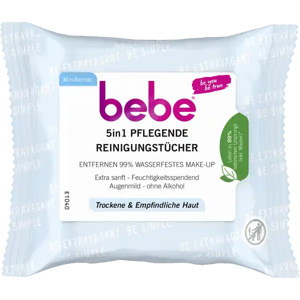 5in1 Pflegende Reinigungstücher Reisegröße