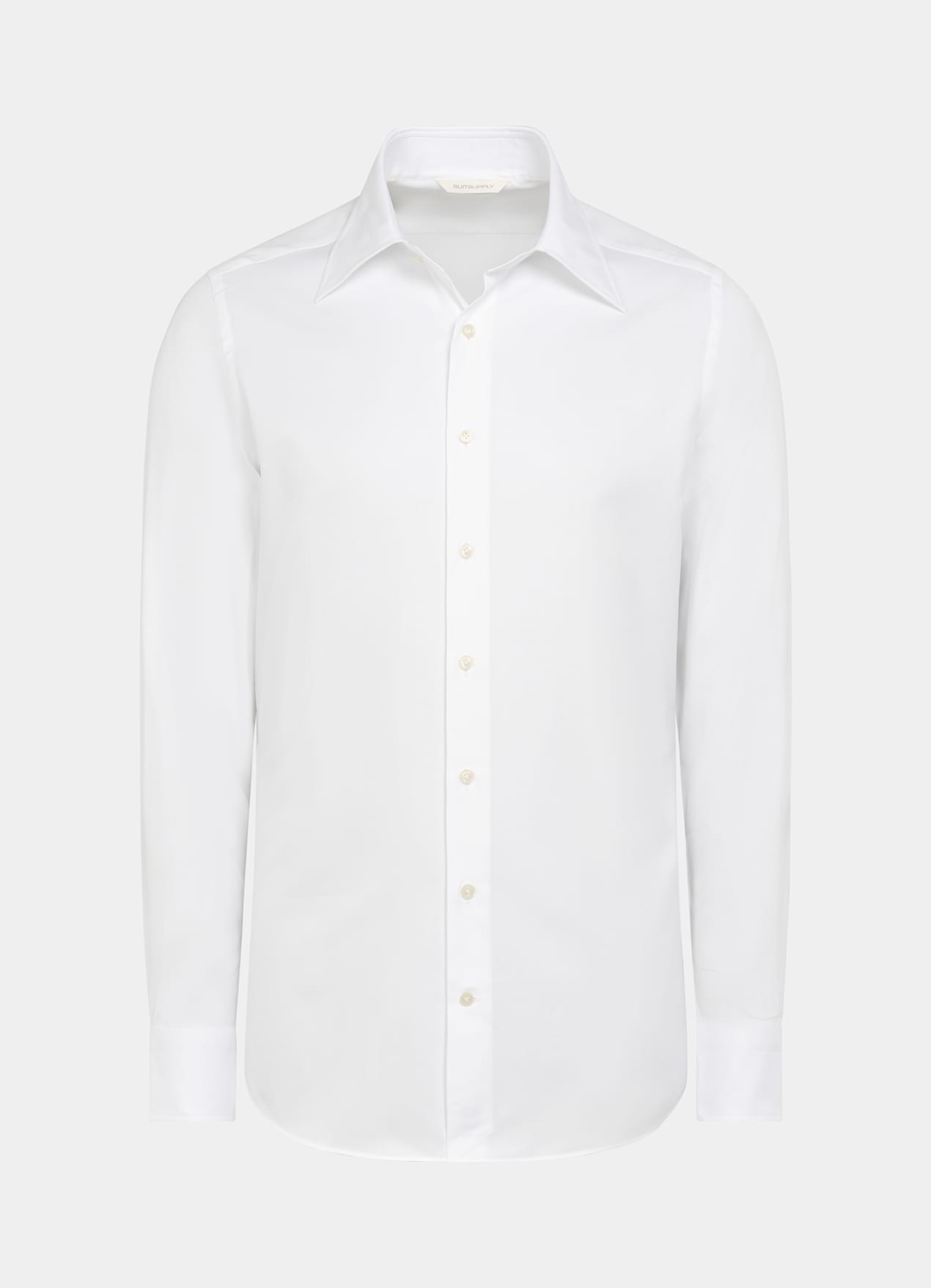 Chemise coupe Tailored à col classique large blanche