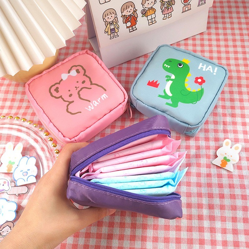 (10x10x4cm) Hygiene Tasche Kosmetik Handtaschen Necessaire Organizer Bag - Lila