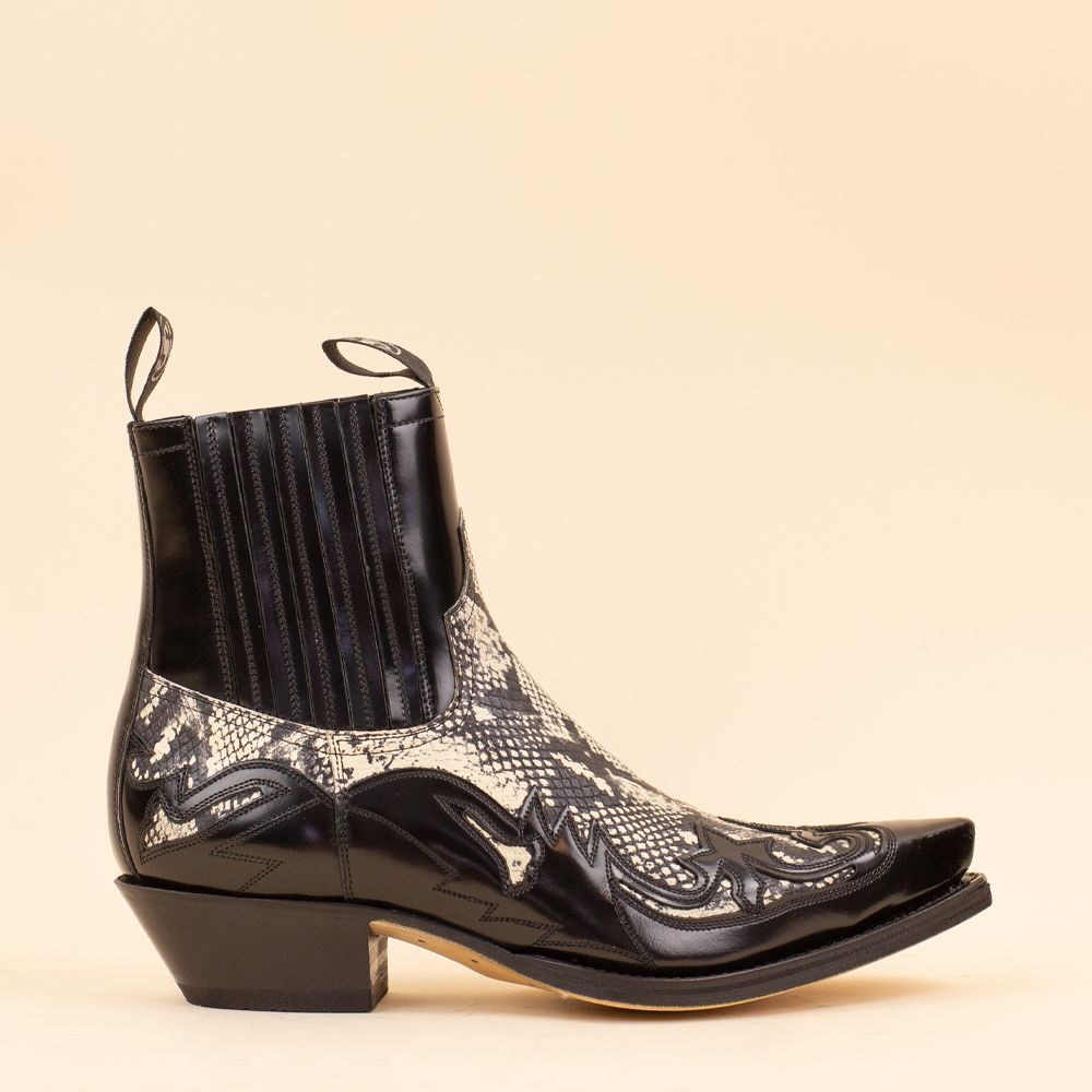 Sendra cowboyboots 4660 Negro Piton