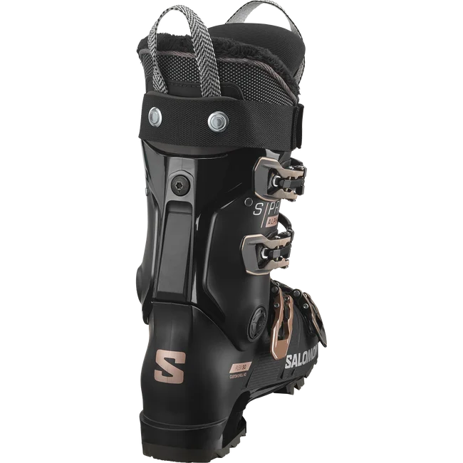 S/PRO ALPHA 90  Pistenschuhe Damen Black/PinkGoldMetallic/Silver