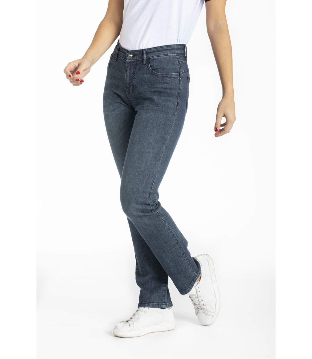 Jeans coupe droite brossé ODEL DENIM