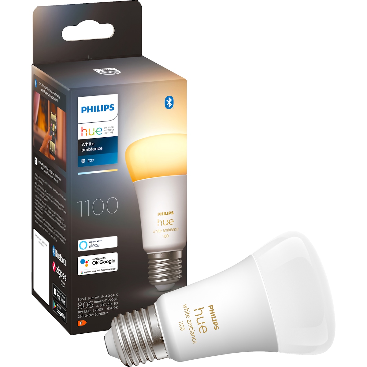 Philips Hue WA lyspære 8W A60 E27