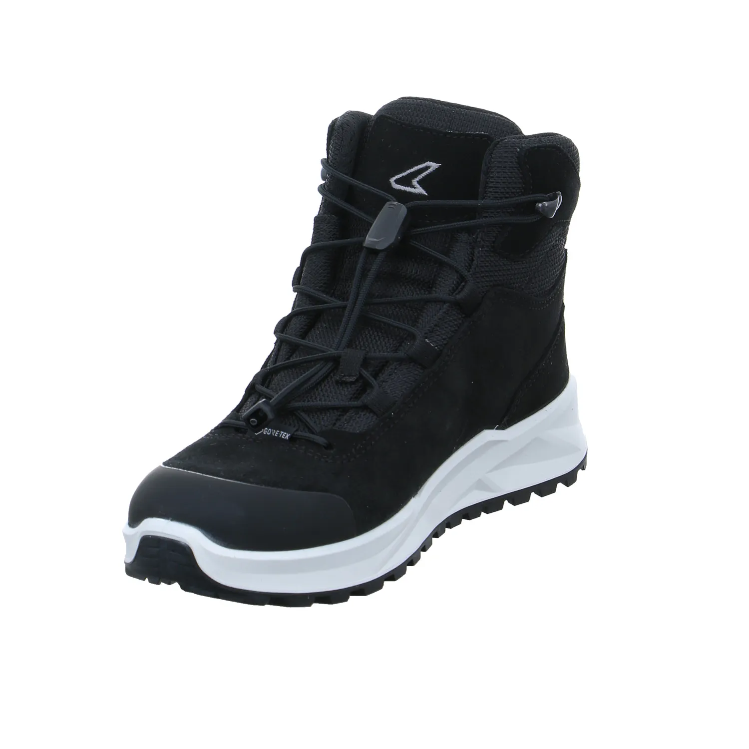 LOWA Jungen-Winter-Bottine Schwarz Textil  Winter-Sneaker high