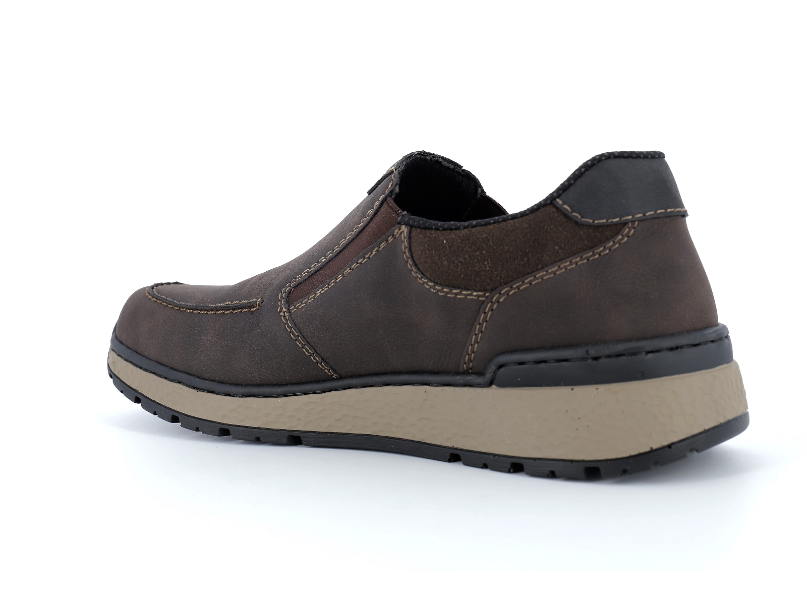 Rieker-B9062 Synthétique Marron Foncé