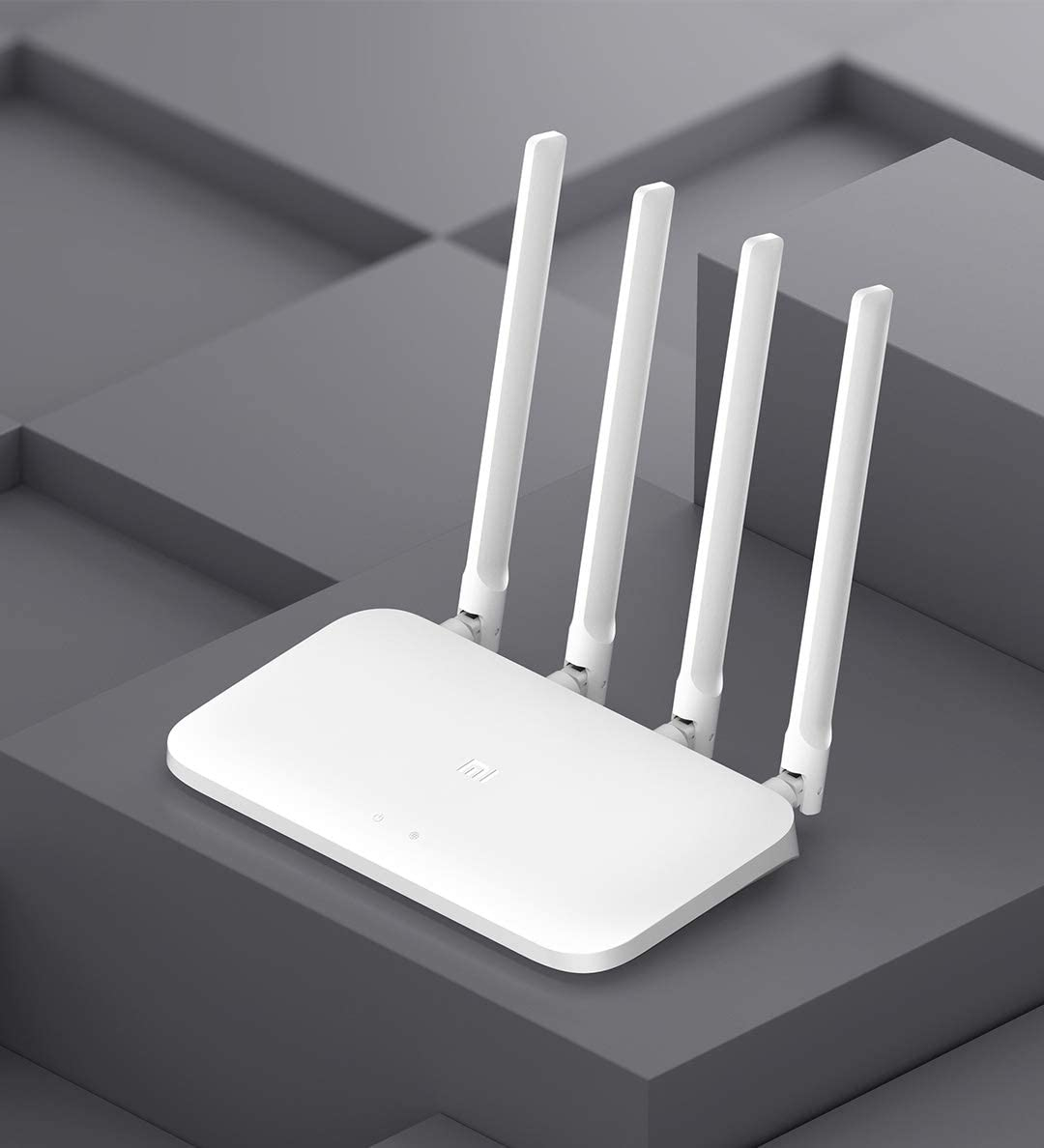 (1200Mbit/s) 4A Mi Wi-Fi Router Internet WLAN Modem mit 3x Ethernet LAN RJ45 Ports 2.4 Ghz / 5 GHz (DVB4230GL) - Weiss