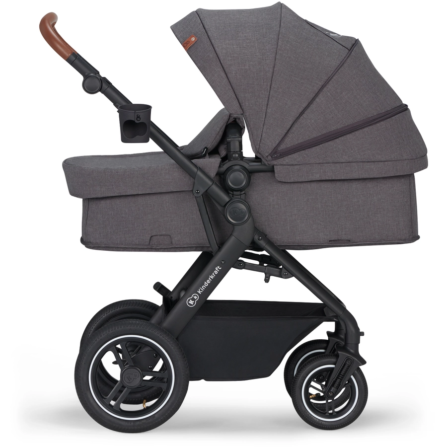 Kinderkraft Kinderwagen B Tour 3 in 1 Mink Pro Dark Grey