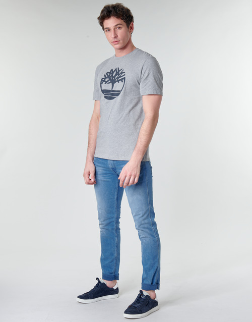 Timberland - SS KENNEBEC RIVER BRAND TREE TEE - Gris