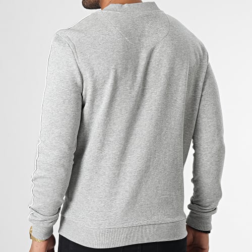 Veste Zippée Poncho Gris Chiné