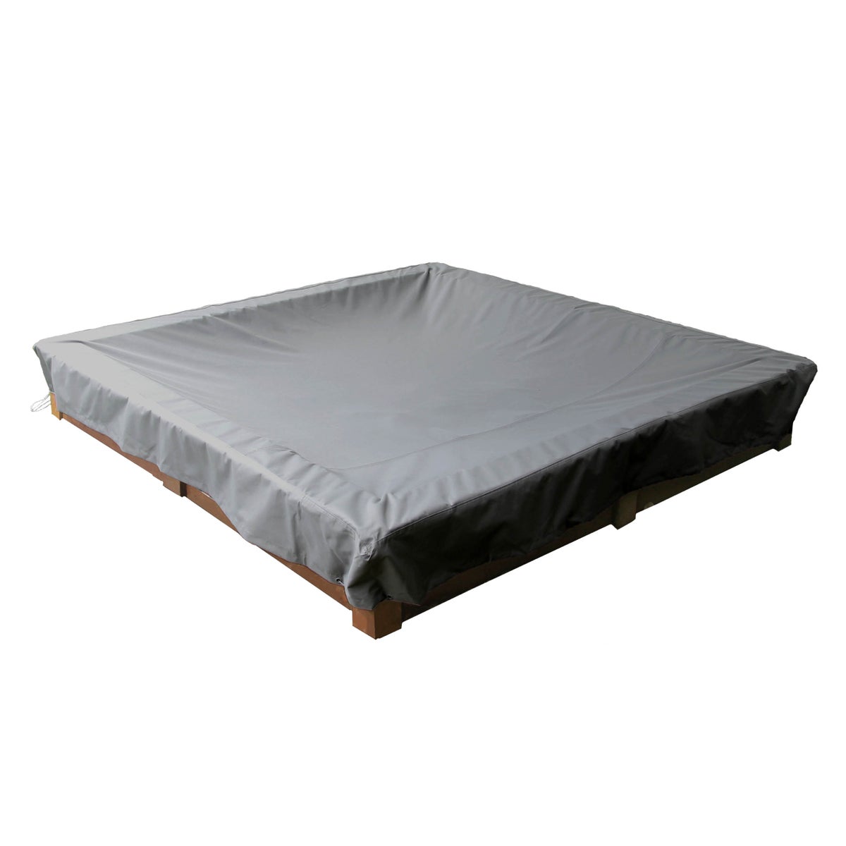 More Garden - Premium zandbakhoes: 122(B) x 122(D) x 20(H) cm | Robuuste hoes voor zandbakken, waterbestendig en weerbestendig (Oxford 600D stof) | Zandbakhoes | Lichtgrijs