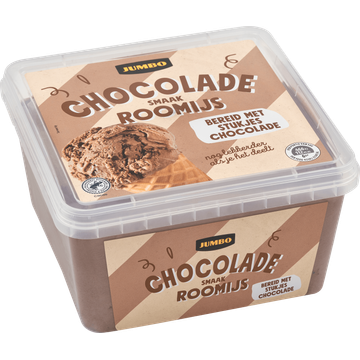 Jumbo Chocolade Smaak Roomijs 500 g