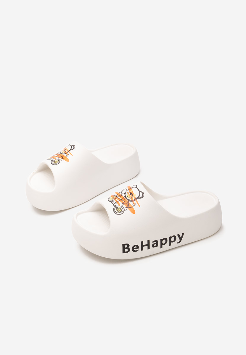 Mules à plateforme blancs Shirlene