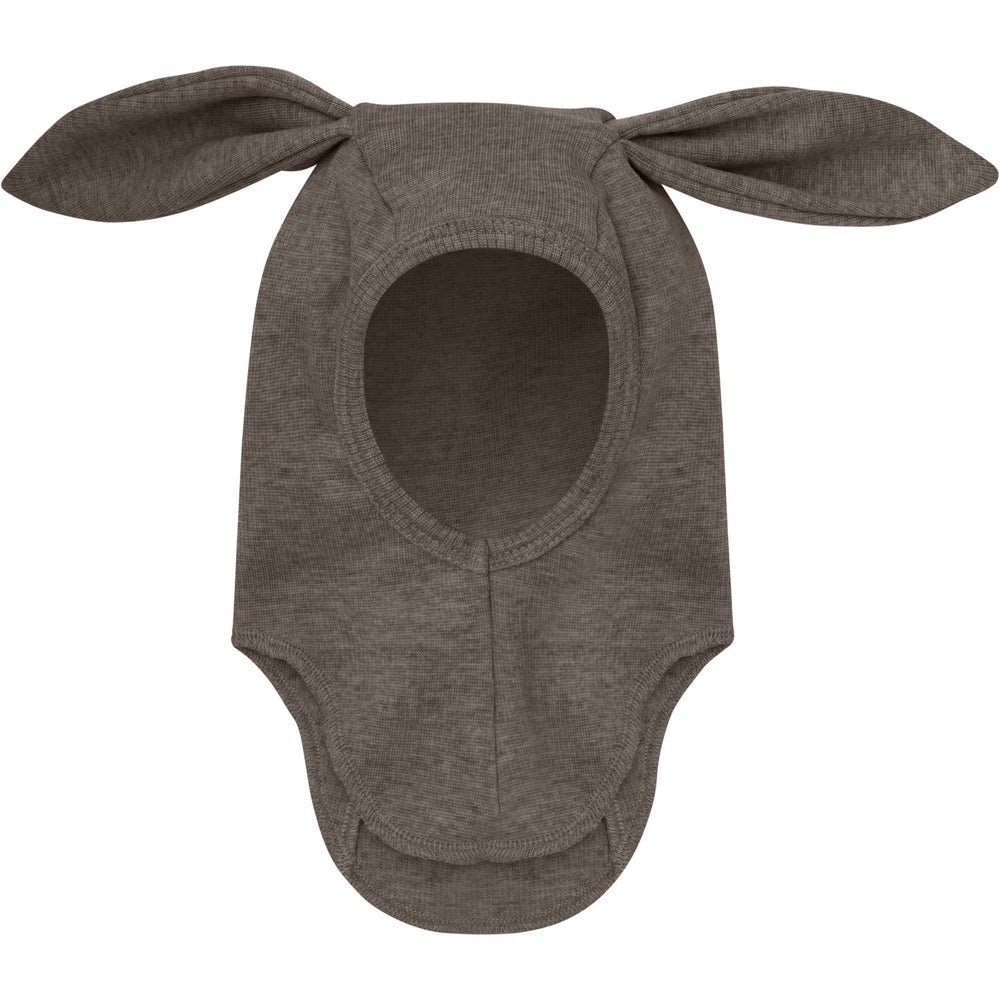 Køb Huttelihut Brown Melange Elefanthue Ears Uld Rib