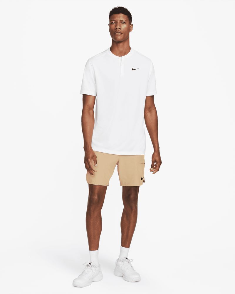Polo de tennis Nike NikeCourt Blanc pour homme