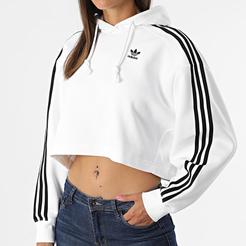 Sweat Capuche Femme HN5884 Blanc