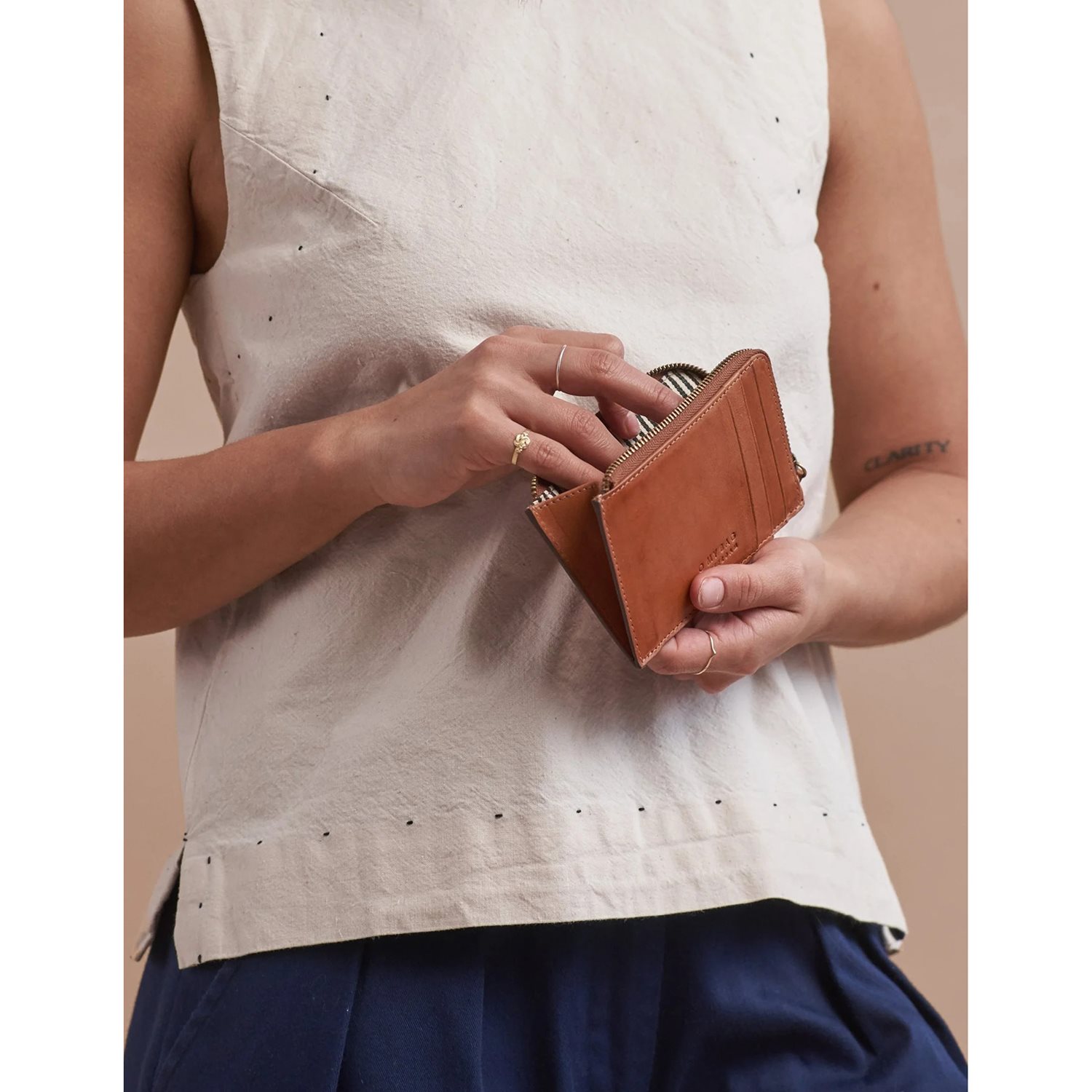O My Bag Lola Coin Purse cognac