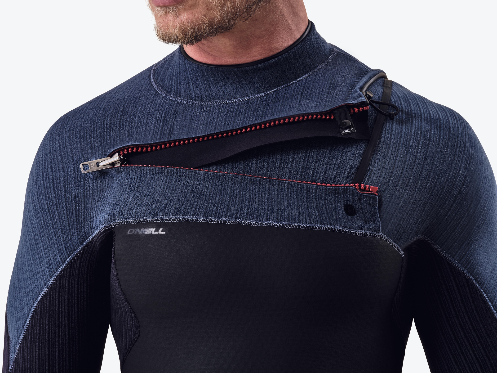 O'Neill Men Blueprint Windfreak 5/4  Front Zip BLK / BLK
