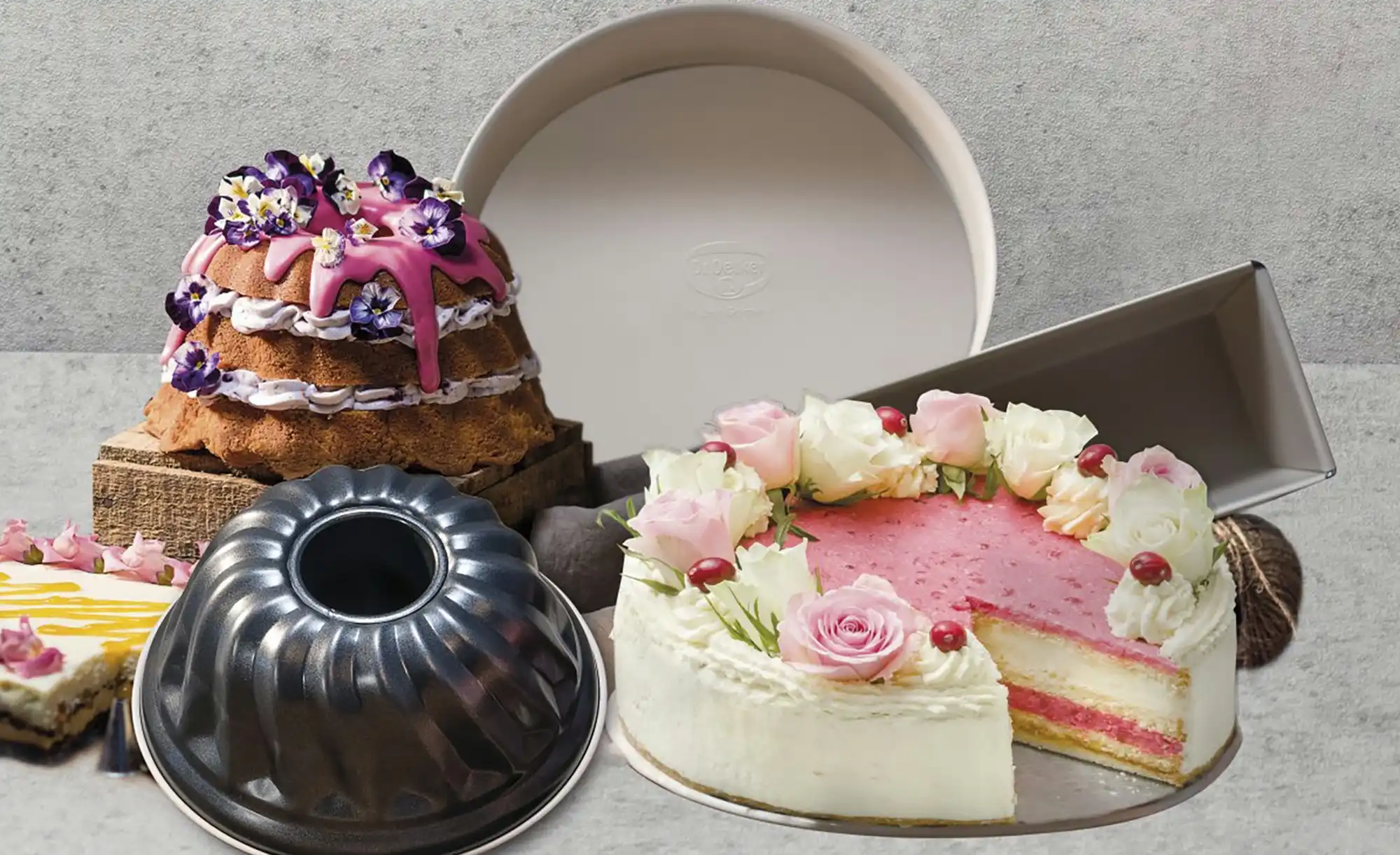 Dr. Oetker Backformen-Set Back-Trend