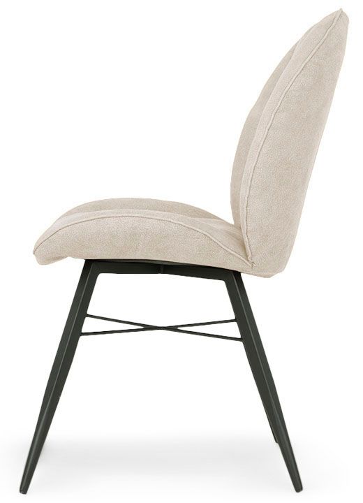 Eetkamerstoel Luxor Sand Eva B53 x D65 x H92 cm