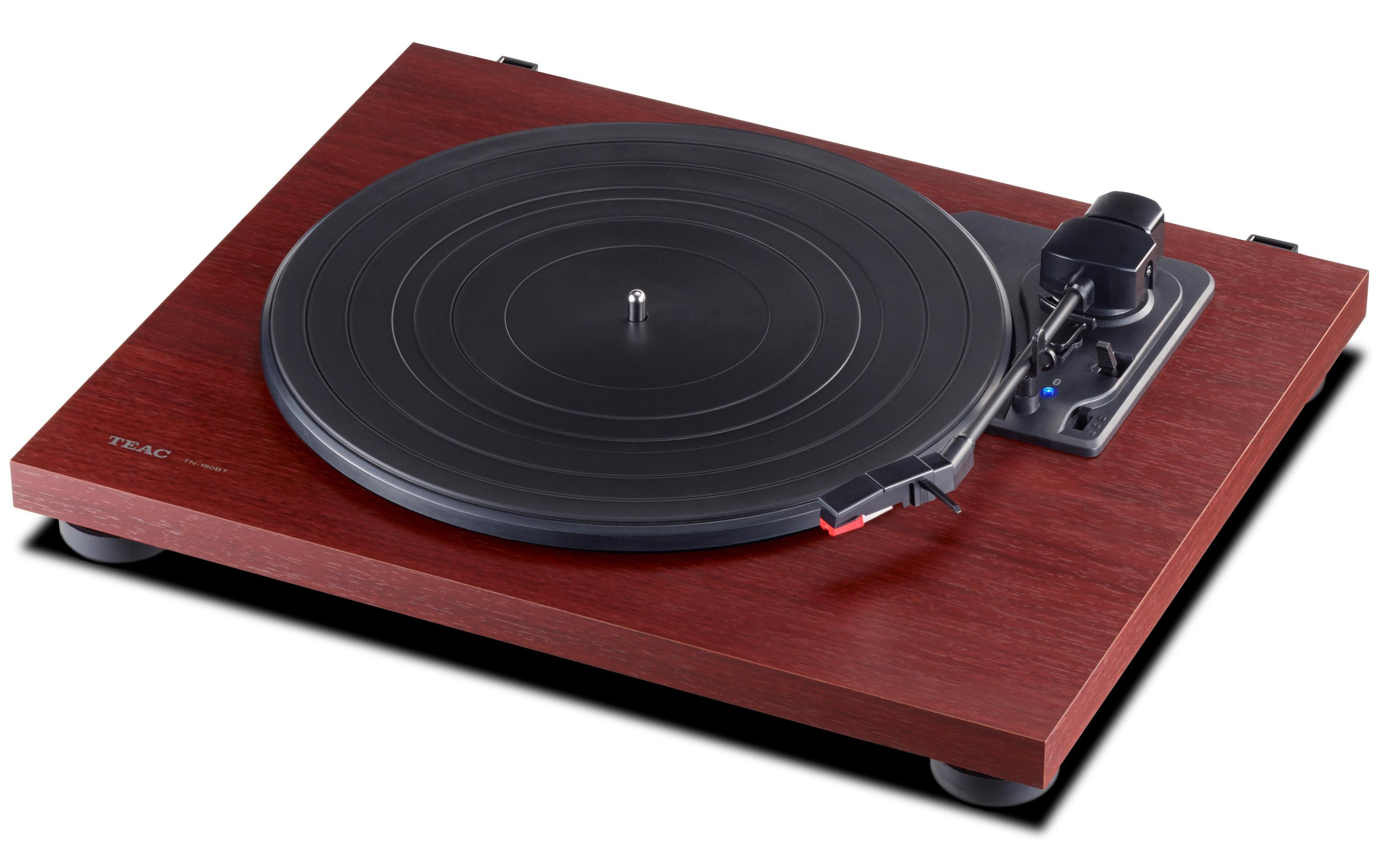 TN-180BT Kirschrot<br>Bluetooth-Plattenspieler mit Tonabnehmer