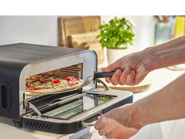 Severin Serico Pizzaovn elektrisk 2000 watt Sort stål