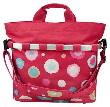 Sacoche de Porte-Bagage Klickfix Bikebasket Oval M Funky