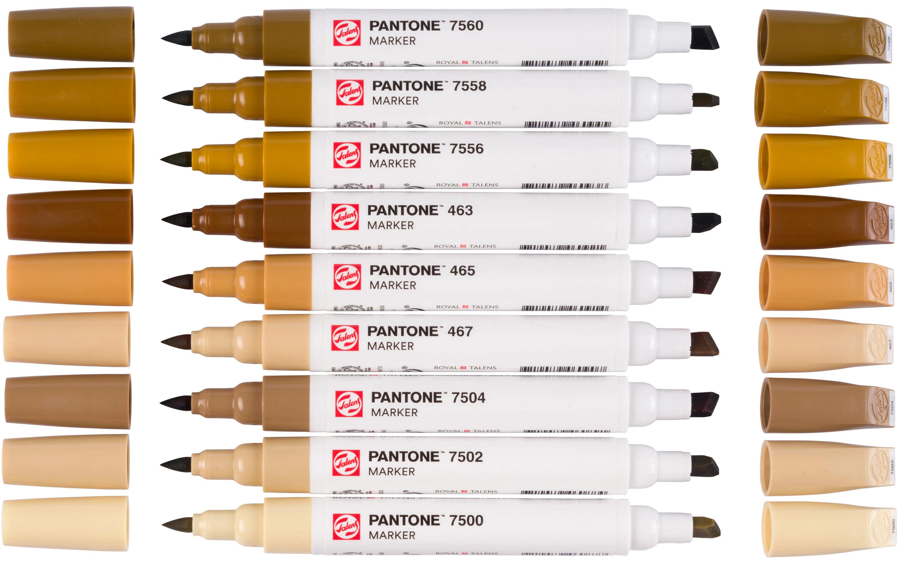 Pantone Marker 9x Set BrownWasserbasierte Marker