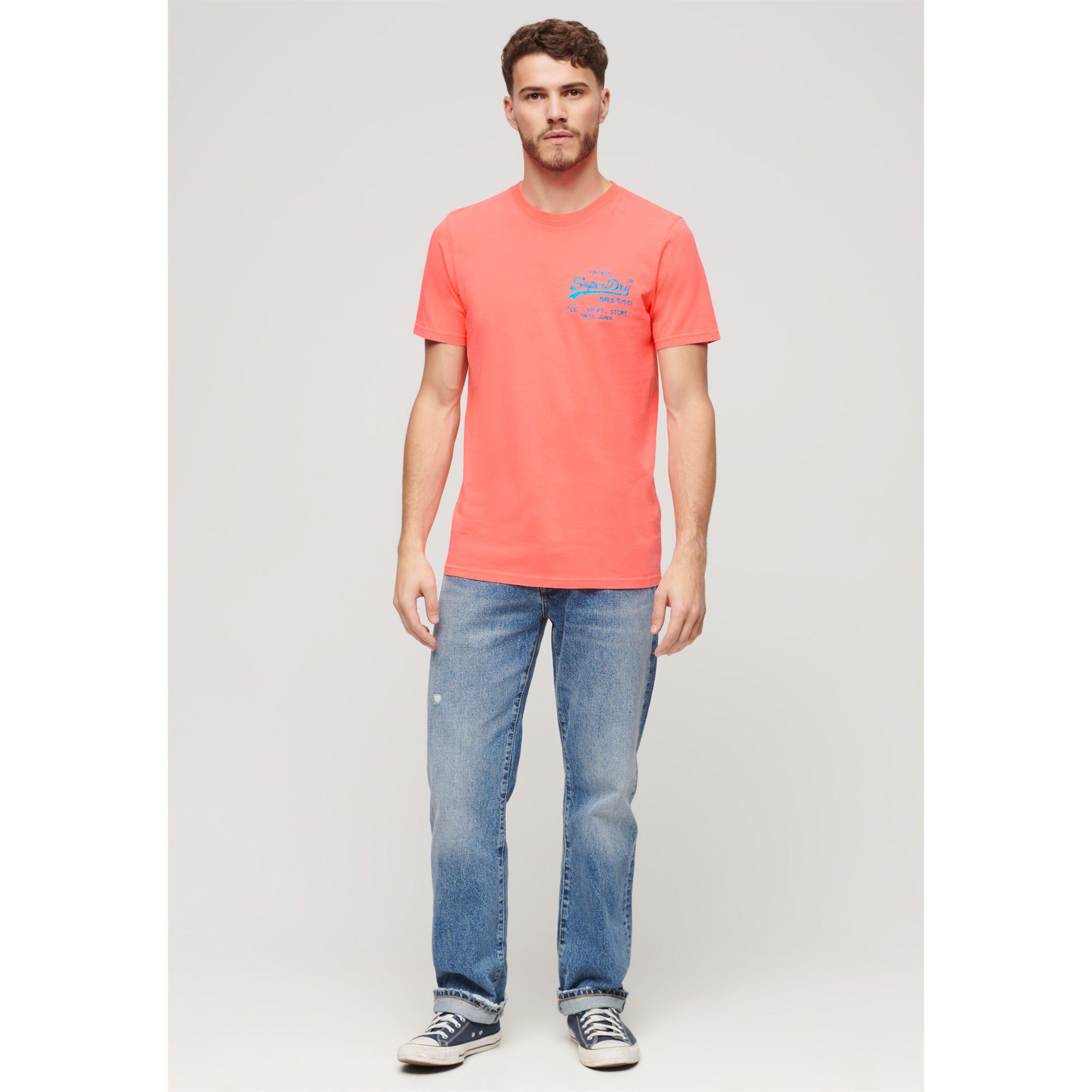 Superdry Neon Vintage Logo T Shirt