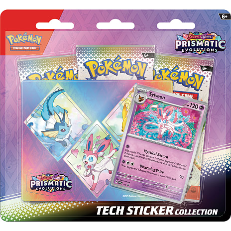 Pokémon Prismatic Tech klistermærkekollektion – flere varianter - assorteret