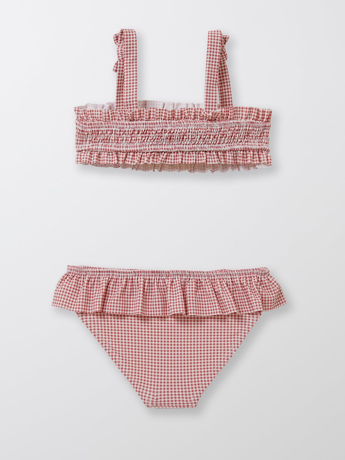 Maillot de bain vichy Fille 2 pièces