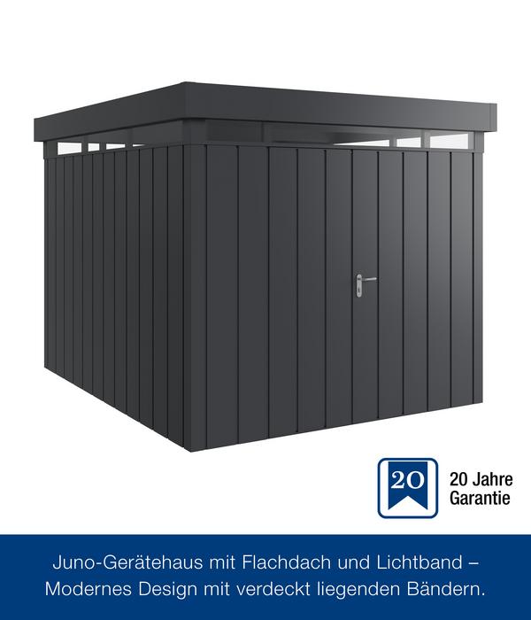 Hörmann Metallgerätehaus Juno mit Lichtband