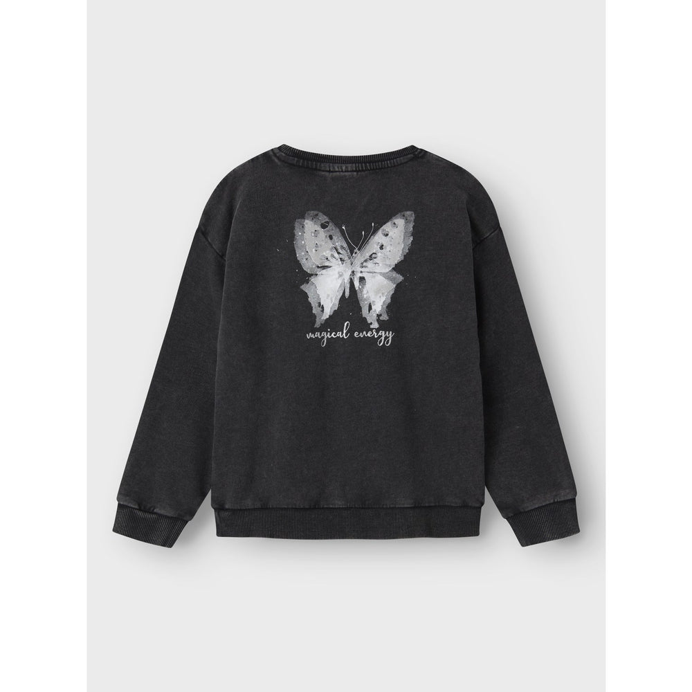 Køb Name It Black Liva Sweatshirt