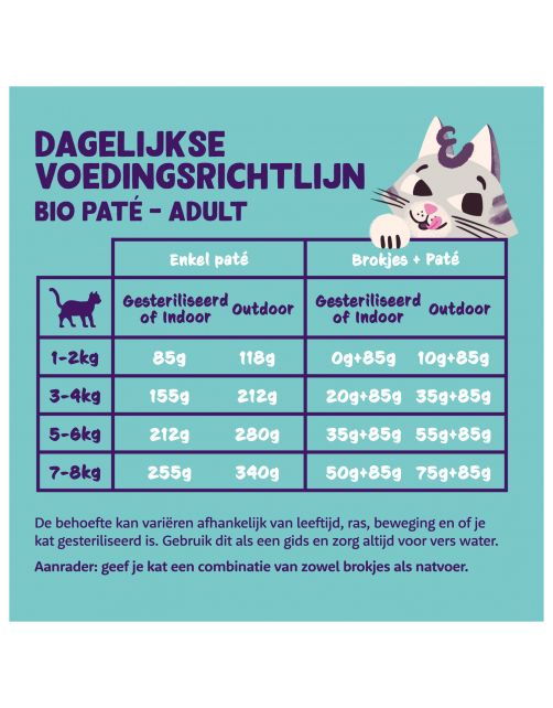 Edgard&Cooper Adult Paté Organic 85 g - Kattenvoer