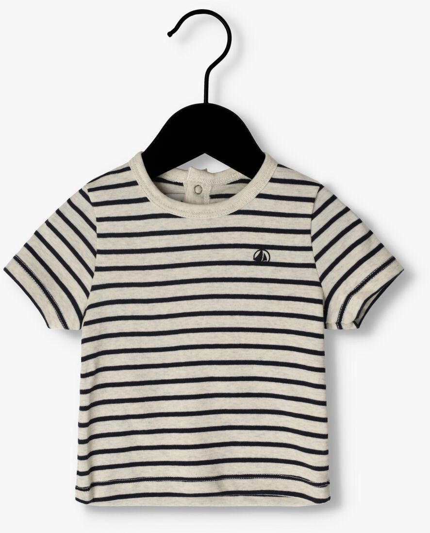 PETIT BATEAU blauw/wit gestreepte petit bateau t-shirt tee shirt mc