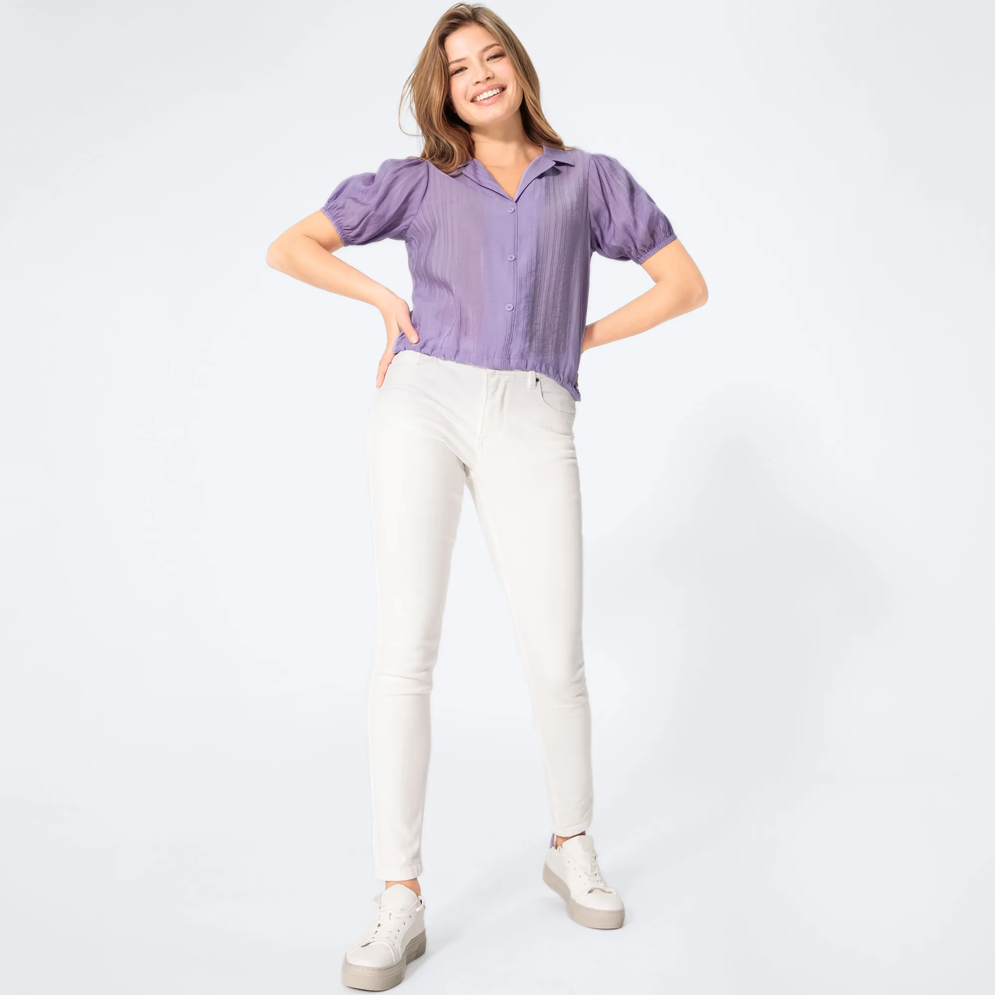 Damen-Jeans mit hohem Baumwoll-Anteil