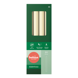 Bolsius Dinerkaarsen Soft Pearl 230/20 8ST