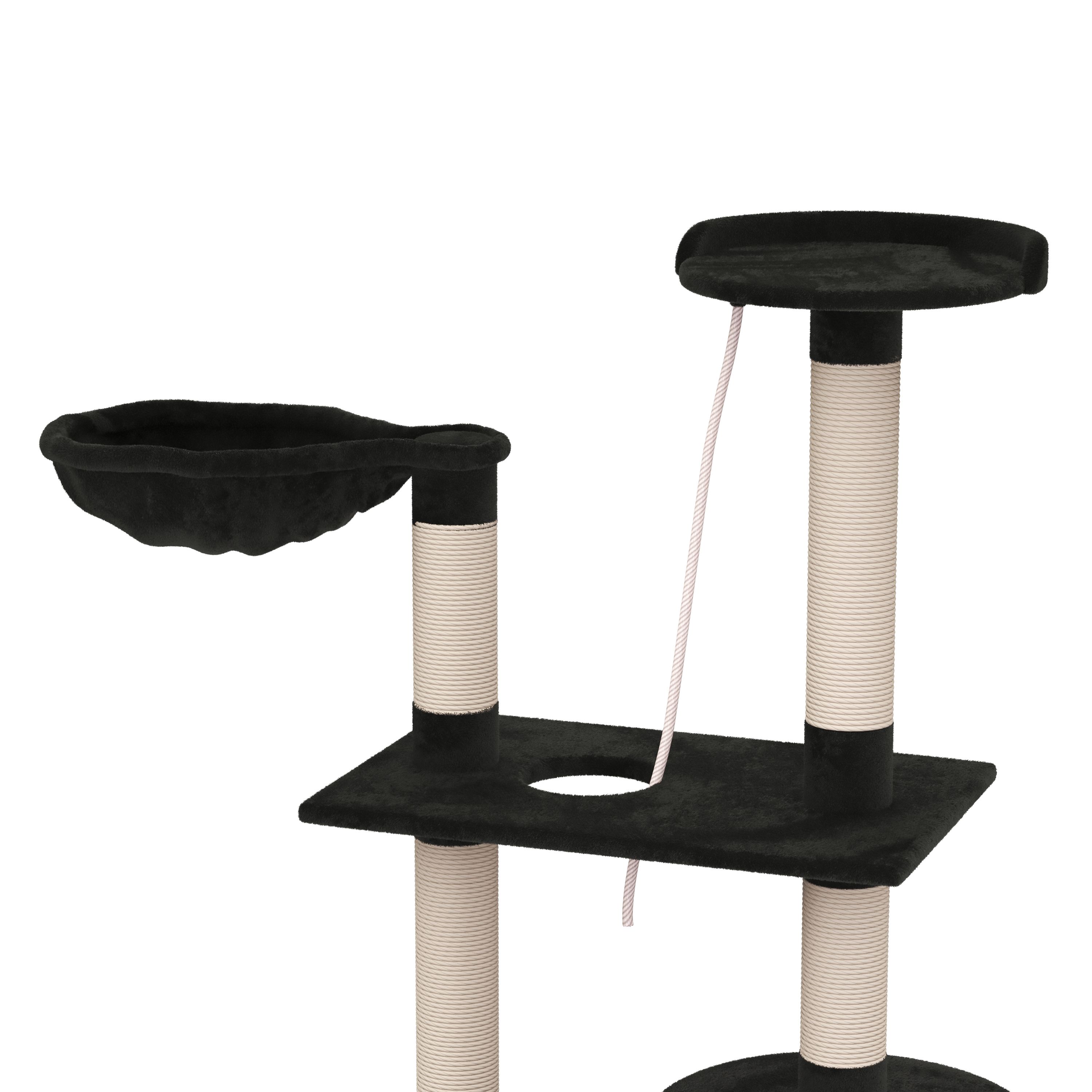 Katzenbaum FILOU 150 cm schwarz