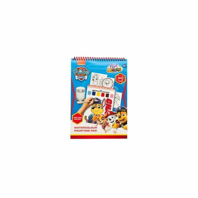 Paw Patrol - Paint & Create - Wasserfarben Malblock